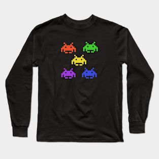 Space Invaders Long Sleeve T-Shirt